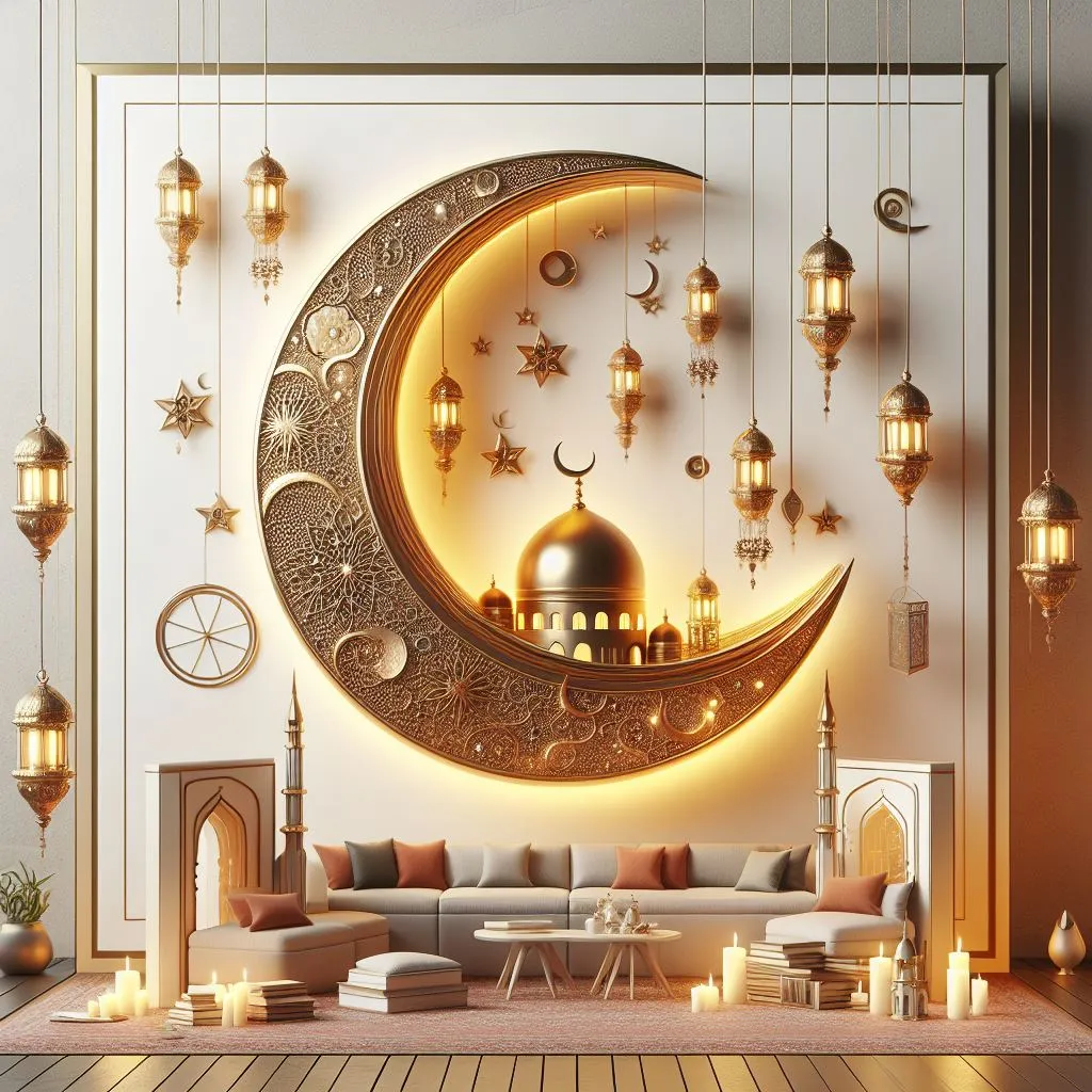 Ramazan hilal dekoru resimli 4
